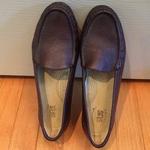 SAS Women's Dark Brown Leather Loafers